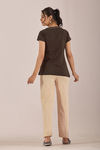 Sweet Moon Knit Cotton Pyjama Set - Sky Blue Coffee — thumbnail 2